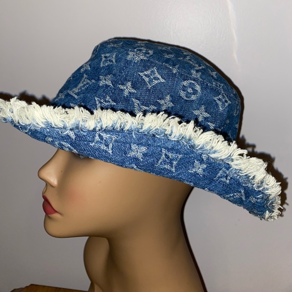 Sold@@@@@Louis Vuitton Denim Bob Hat - Picture 4 of 8